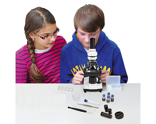 Мікроскоп Bresser Junior Biolux SEL 40x-1600x з адаптером для смартфона + кейс (8855610GYE000)