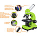 Мікроскоп Bresser Junior Biolux SEL 40x-1600x Green з адаптером для смартфона (8855600B4K000)