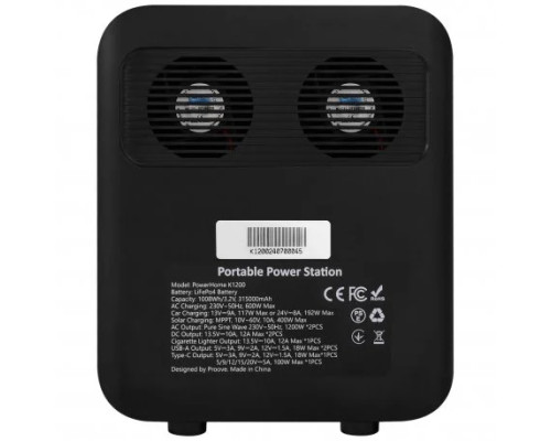 Портативна зарядна станція Proove PowerHome K1200