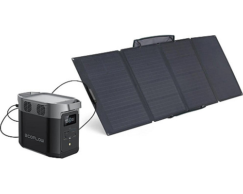 Електростанція EcoFlow Delta 2 1024 Вт + сонячна панель 400 Вт