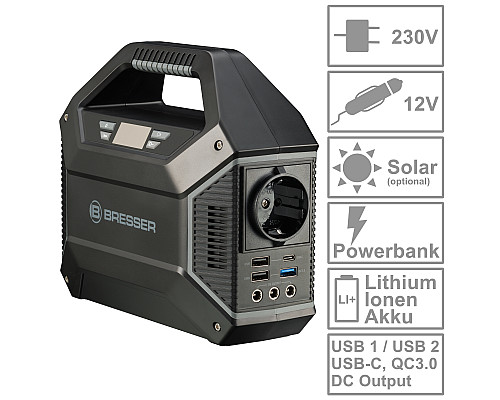 Портативна зарядна станція Bresser Portable Power Supply 100 Watt (3810000)