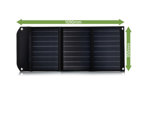 Портативний зарядний пристрій сонячна панель Bresser Mobile Solar Charger 40 Watt USB DC (3810040)