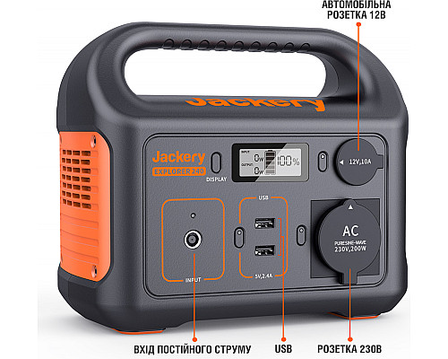 Зарядна станція Jackery Explorer 240EU