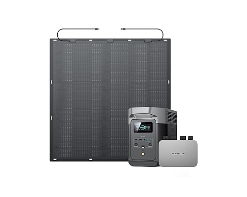 Комплект гнучких сонячних панелей EcoFlow 2x200W Solar Panel Комплект гнучких сонячних панелей EcoFlow 2x200W Solar Panel