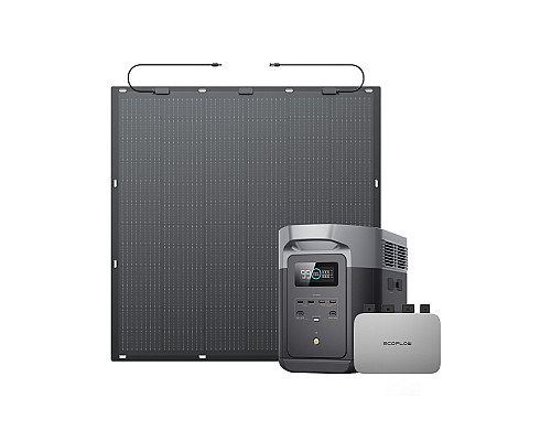 Комплект гнучких сонячних панелей EcoFlow 2x200W Solar Panel Комплект гнучких сонячних панелей EcoFlow 2x200W Solar Panel