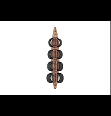 Гантелі з підставкою NOHRD Oak Vintage Leather 2-8 кг