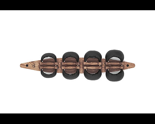 Гантелі з підставкою NOHRD Oak Vintage Leather 2-8 кг