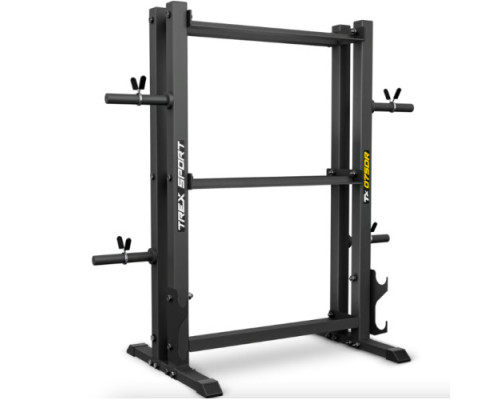 Стійка для гантелей, грифів та гирь Trex Sport TX-075DR, чорна