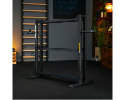 Стійка для гантелей, грифів та гирь Trex Sport TX-075DR, чорна