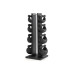 Стійка з гантелями NOHRD SwingBell Tower Set Shadow Leather 2-8 кг