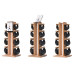 Стійка з гантелями NOHRD SwingBell Tower Set Shadow Leather 2-8 кг