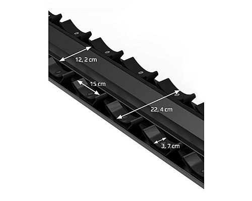 STR48 DOUBLE DUMBBELL RACK 6 PAIRS COMMERCIAL HMS