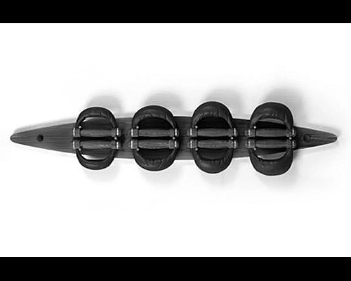 Гантелі з підставкою NOHRD Shadow Ash Leather 2-8 кг