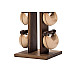 Стійка з гантелями NOHRD Classic Nature Walnut Leather 2-8 кг