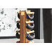 Стійка з гантелями NOHRD Classic Nature Walnut Leather 2-8 кг