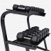 Стійка з шестигранними гантелями Gorilla Sports Hex 2 х 6-30 кг