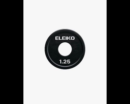 Диск Eleiko 1,25 кг, чорний
