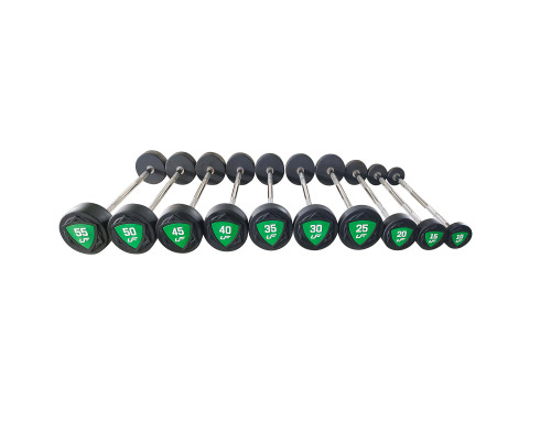 Штанги з прямим грифом UpForm 10-55 кг, 10 шт