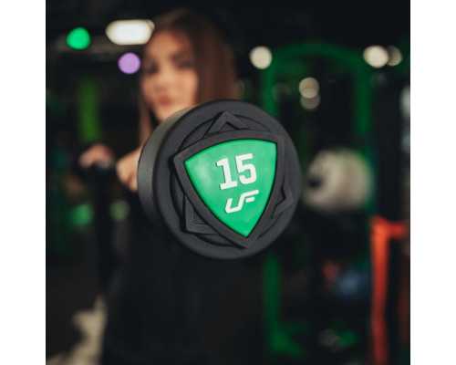 Штанги з прямим грифом UpForm 10-55 кг, 10 шт