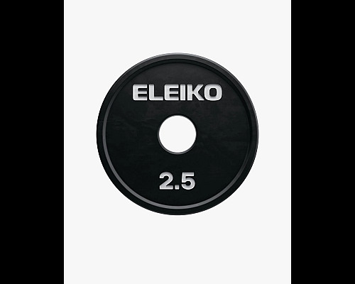 Диск Eleiko 2,5 кг, чорний