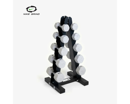 Стійка з гантелями Nike Strength 2-10 кг, чорна