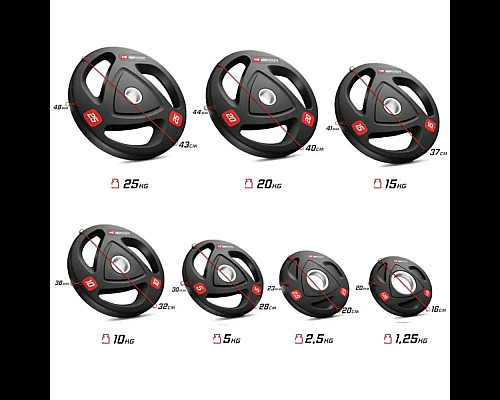 Диск олімпійський Hop-Sport 2,5 кг
