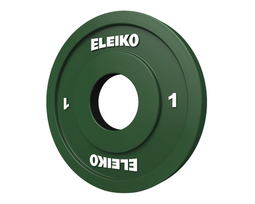 Диск Eleiko IWF RC 124-0010R 1 кг