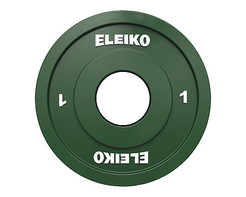 Диск Eleiko IWF RC 124-0010R 1 кг