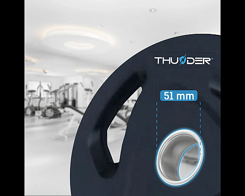 Диск олімпійський THUNDER 15 кг