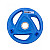 Диск олімпійський HouseFit OR-102-10, 10 кг синій