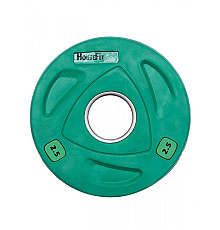 Диск олімпійський HouseFit OR-102-2.5, 2.5 кг зелений
