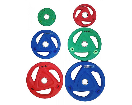 Диск олімпійський HouseFit OR-102-2.5, 2.5 кг зелений