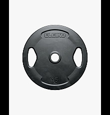 Диск обгумований з ручками Eleiko Grip Plate 15 кг