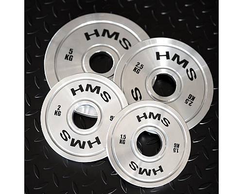 Диски олімпійські HMS TOS 2 x 1.5 - 5.0 кг