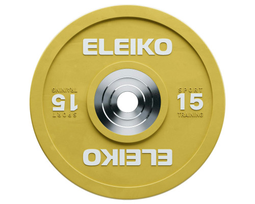 Диск тренувальний Eleiko Sport Training 15 кг 3062910-15