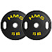 Диски олімпійські HMS TOG15 2 x 15 кг