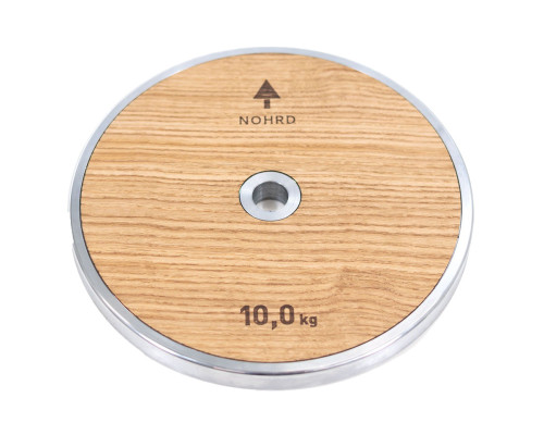 Диск 10 кг NOHRD WeightPlate Wallnut