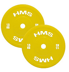 Диски HMS TPP01 2 x 1.5 кг, жовті