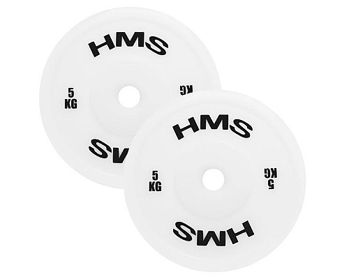 Диски HMS TPP05 2 x 5.0 кг, білі