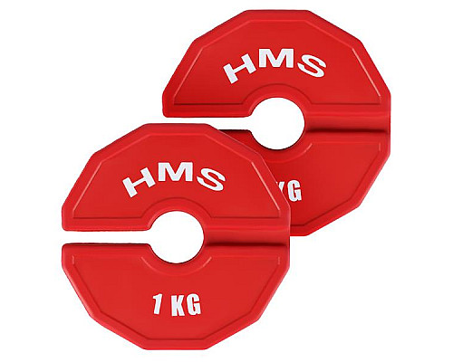 Диски HMS TSN100 2 x 1 кг, червоні