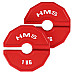Диски HMS TSN100 2 x 1 кг, червоні