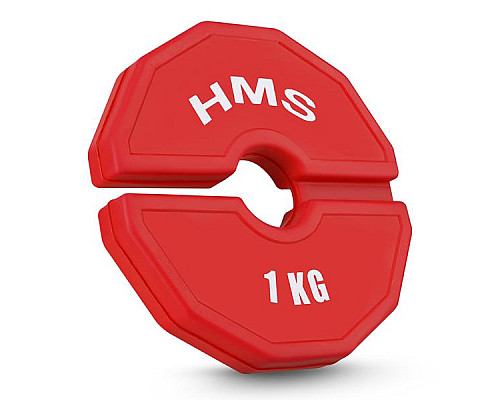Диски HMS TSN100 2 x 1 кг, червоні