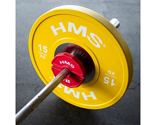 Диски HMS TSN100 2 x 1 кг, червоні