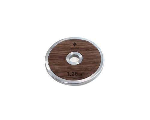 Диск 1,25 кг NOHRD WeightPlate Classic Walnut