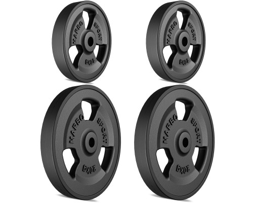Диски чавунні Marbo Sport MW-2x20KG_2x10KG-KIER_G 2 x 20, 2 x 10