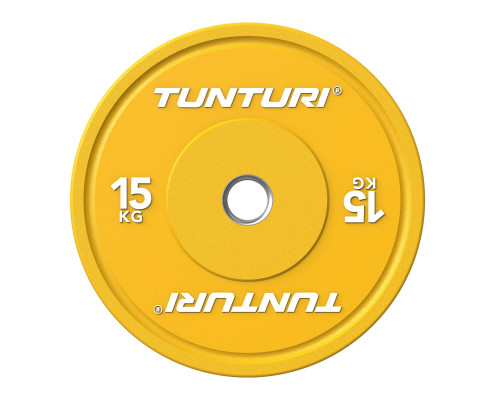 Диск Tunturi Platinum Bumper 15 кг
