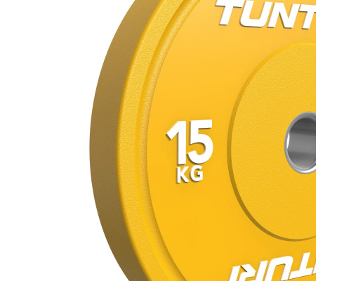 Диск Tunturi Platinum Bumper 15 кг