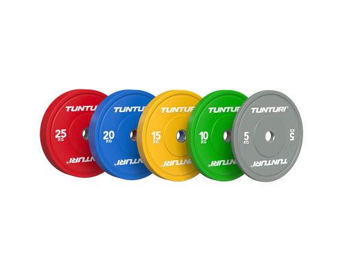 Диск Tunturi Platinum Bumper 15 кг