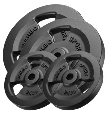 Диски чавунні Marbo Sport 2 x 20 кг, 2 x 10 кг