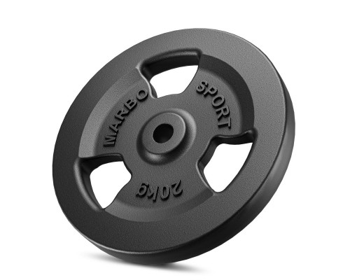 Диски чавунні Marbo Sport 2 x 20 кг, 2 x 10 кг